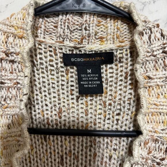 BCBGMaxAzria Multicolor Knit Cardigan Size M - Picture 3 of 8
